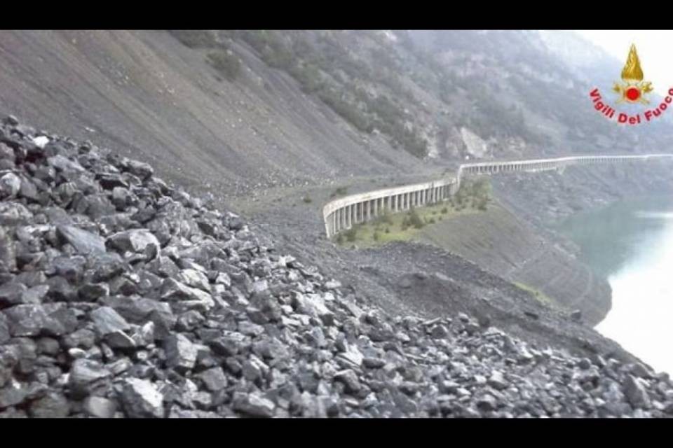 Maxi-frana a Livigno
