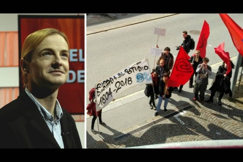 Flashmob in via Monte Boglia: "Non studiano poi tanto..."