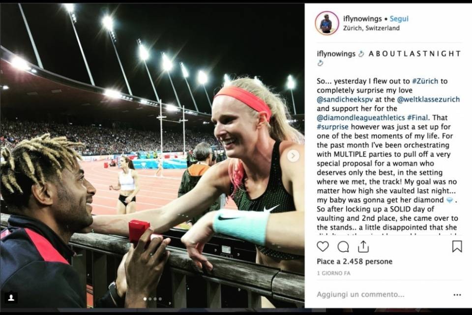 Una dichiarazione d’amore olimpionica