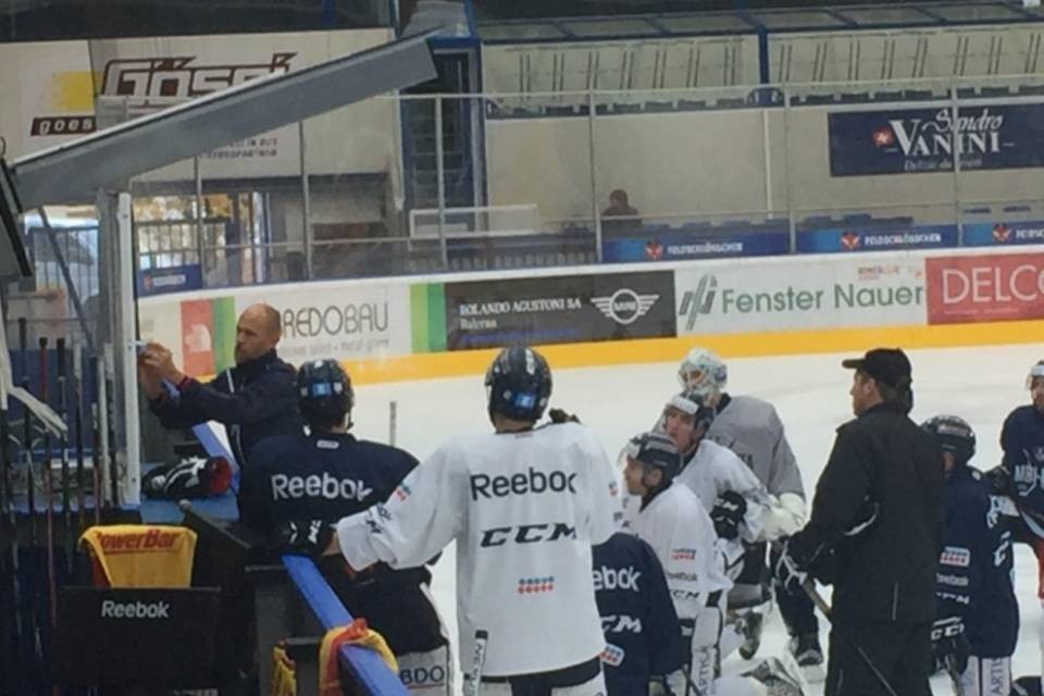 Il primo allenamento di Kossmann