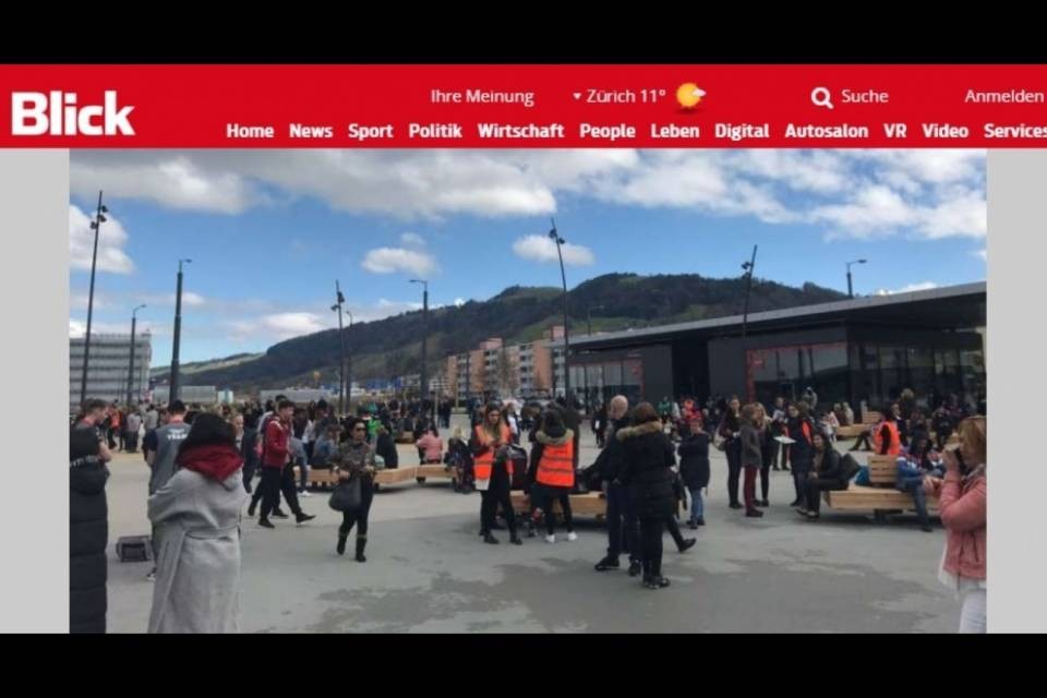 Ancora evacuato il Mall of Switzerland