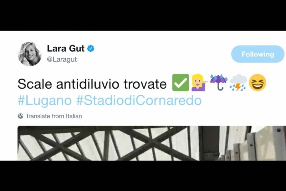 Lara sfida il maltempo ticinese