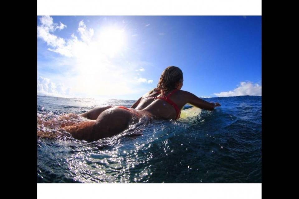 La migliore surfista tedesca su Playboy
