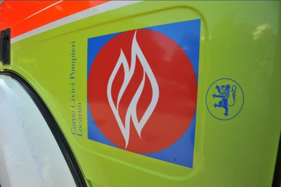 In fiamme un garage a Solduno