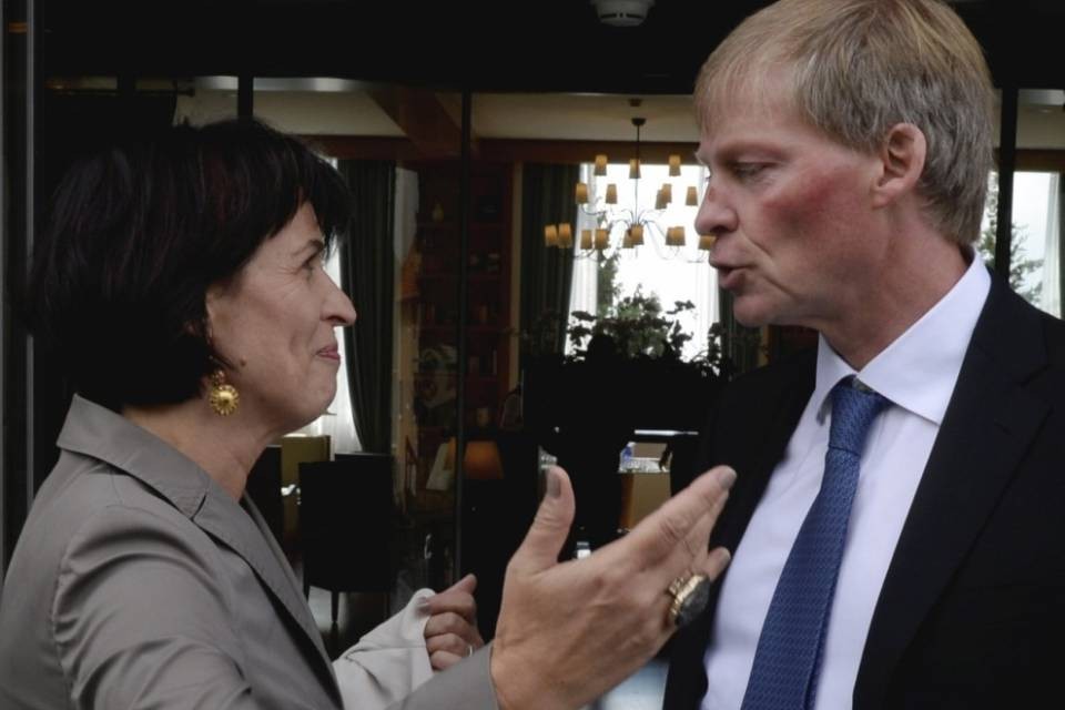 Zali a Roma con Leuthard
