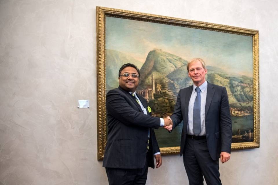 Zali incontra l'Ambasciatore della Repubblica d’India