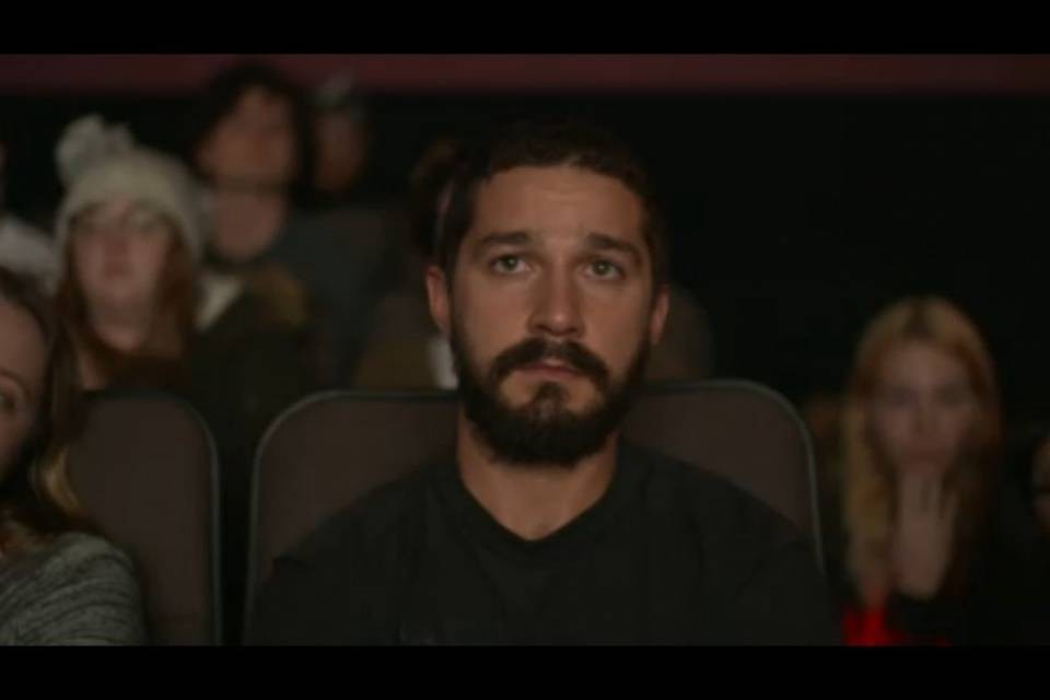 Shia LaBeouf di fronte a Shia LaBeouf