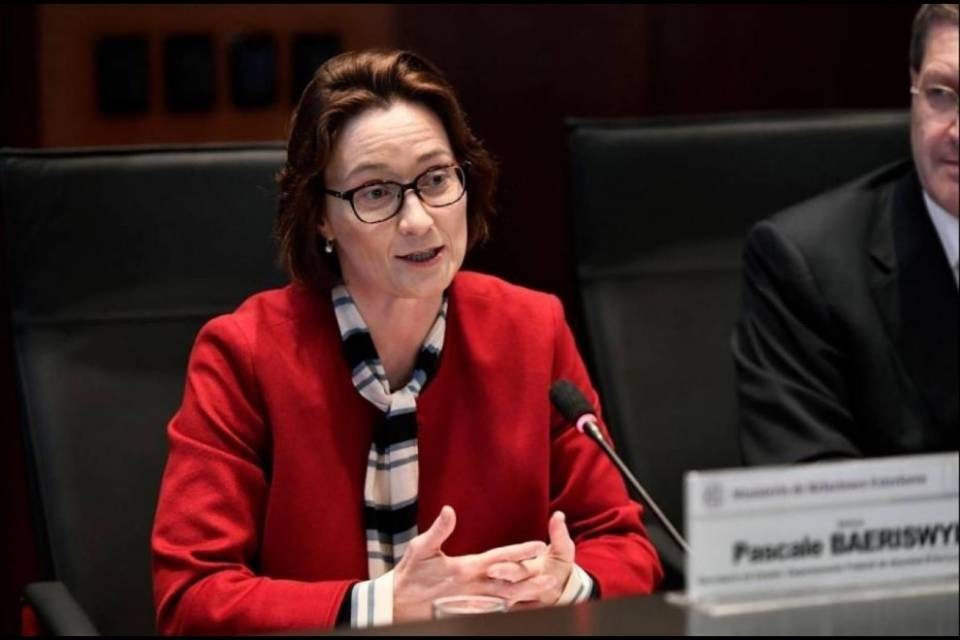 La segretaria di Stato Pascale Baeriswyl dal DFAE all'Onu