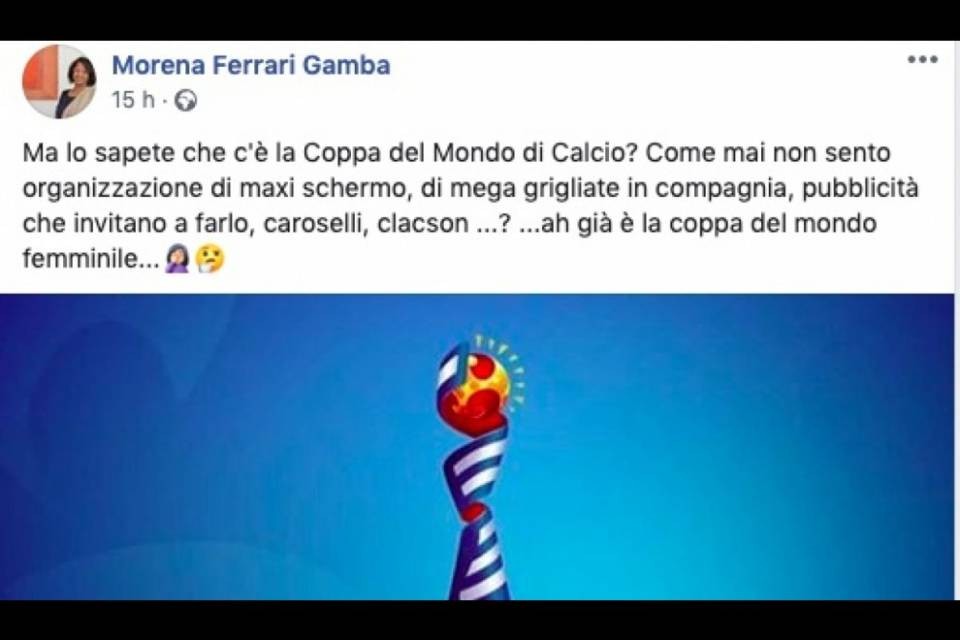"Perché nessun maxischermo per il mondiale femminile di calcio?"