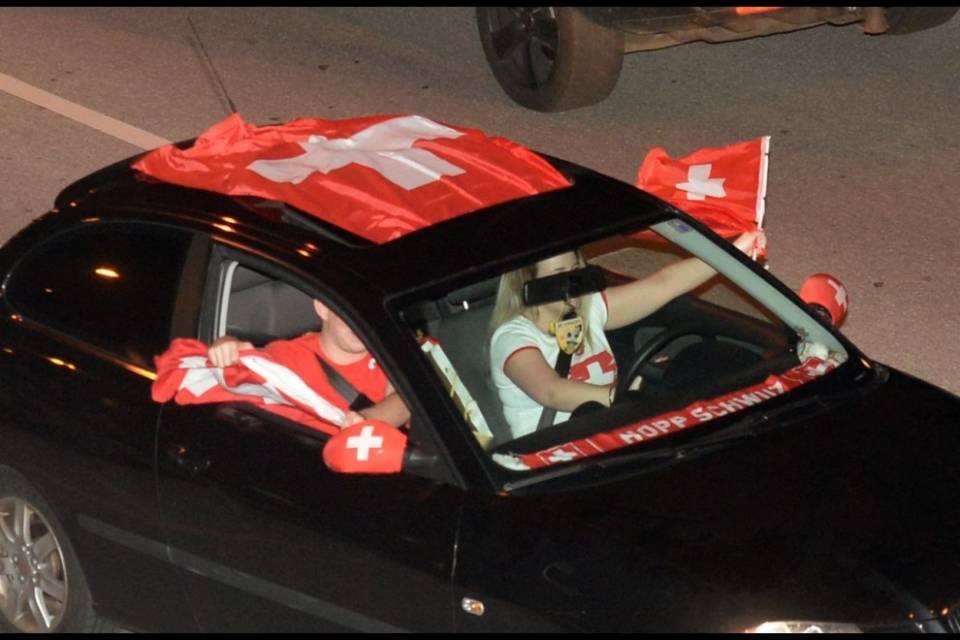 Grande festa per la Svizzera a Lugano