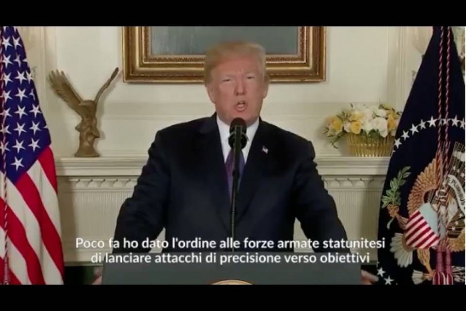 Stati Uniti, Gran Bretagna e Francia attaccano la Siria