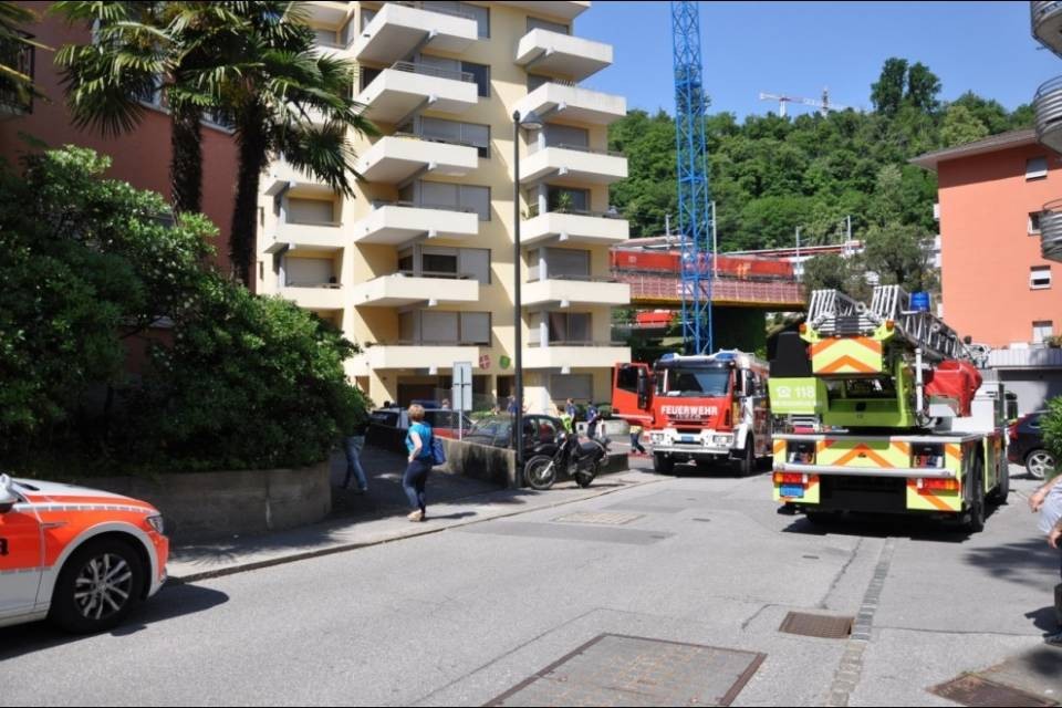 Paradiso: fiamme in un appartamento