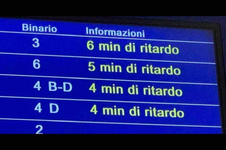 "Puntuale come un treno svizzero? Ora non più..."