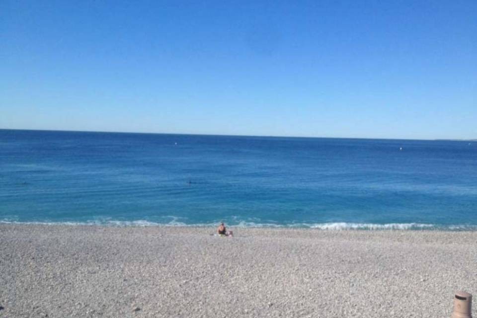 Uno svizzero sulla spiaggia di Nizza: "Io protesto così"