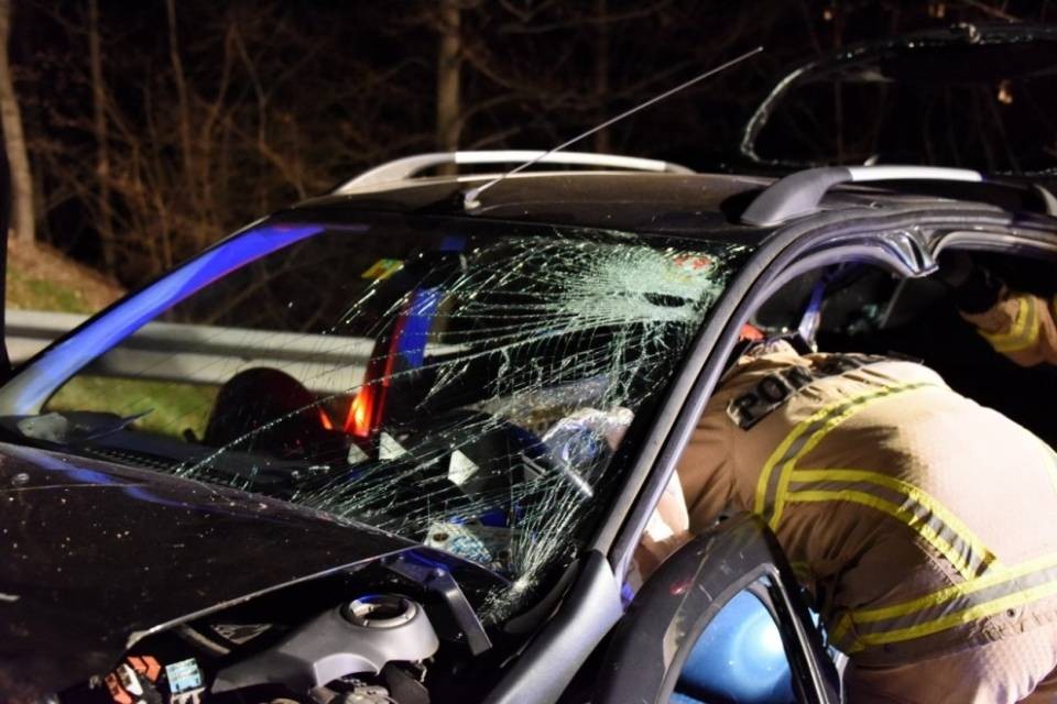 Scontro tra due auto a Soglio
