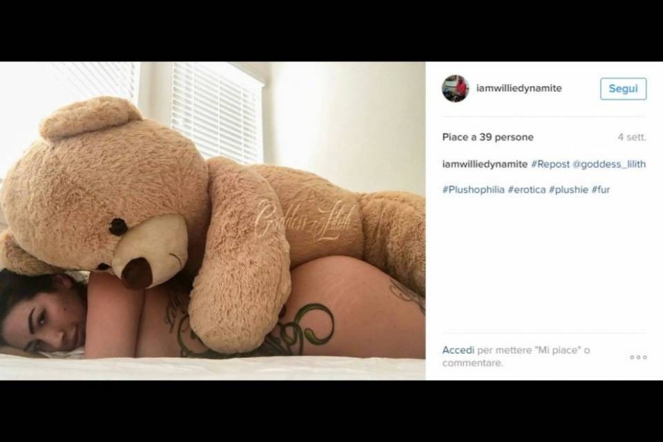 Peluche, che passione. Anche sotto le coperte...
