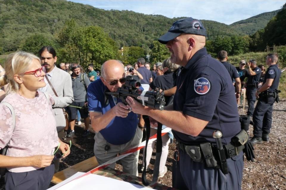 Si è svolta oggi la giornata dimostrativa della Scuola di polizia