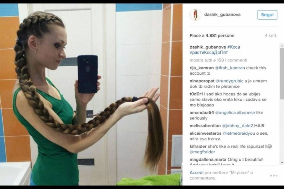 Una chioma da record