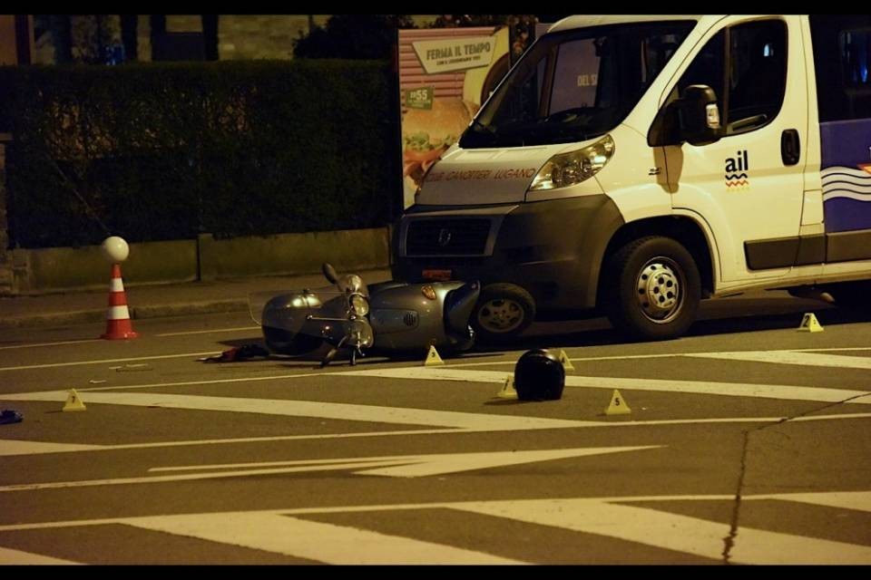 Lo scooterista 81enne è fuori pericolo
