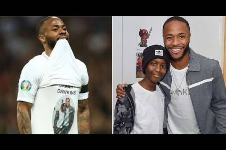 La stella del Manchester City paga funerale al 13enne morto di leucemia