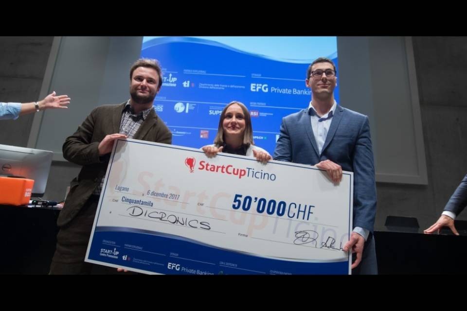 Dicronis vince la StartCup Ticino 2017