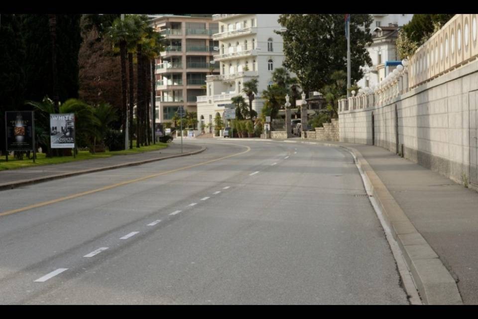 Traffico alternato sul lungolago di Lugano