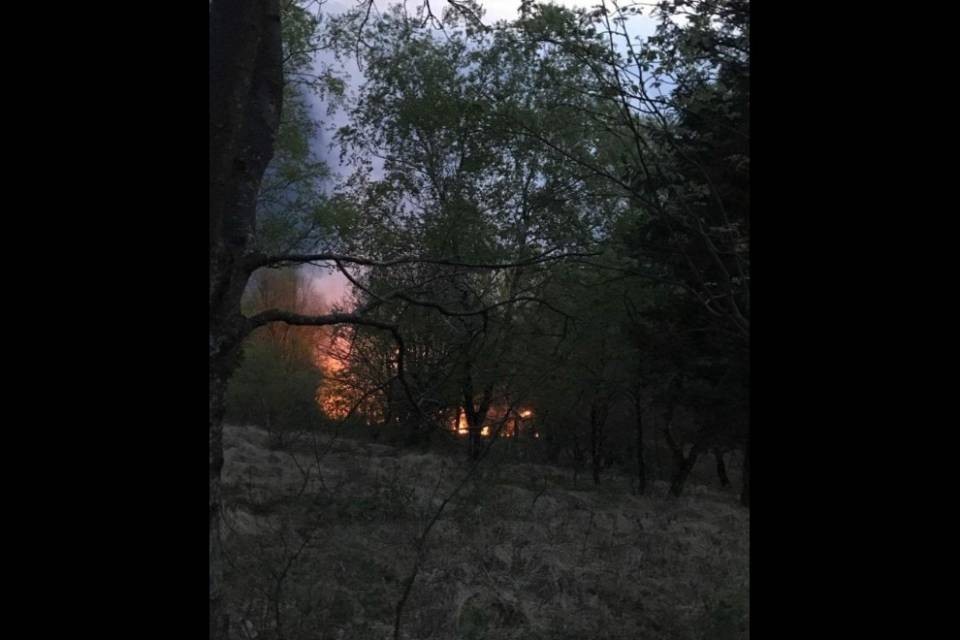 Monti di Medeglia, le immagini dell'incendio