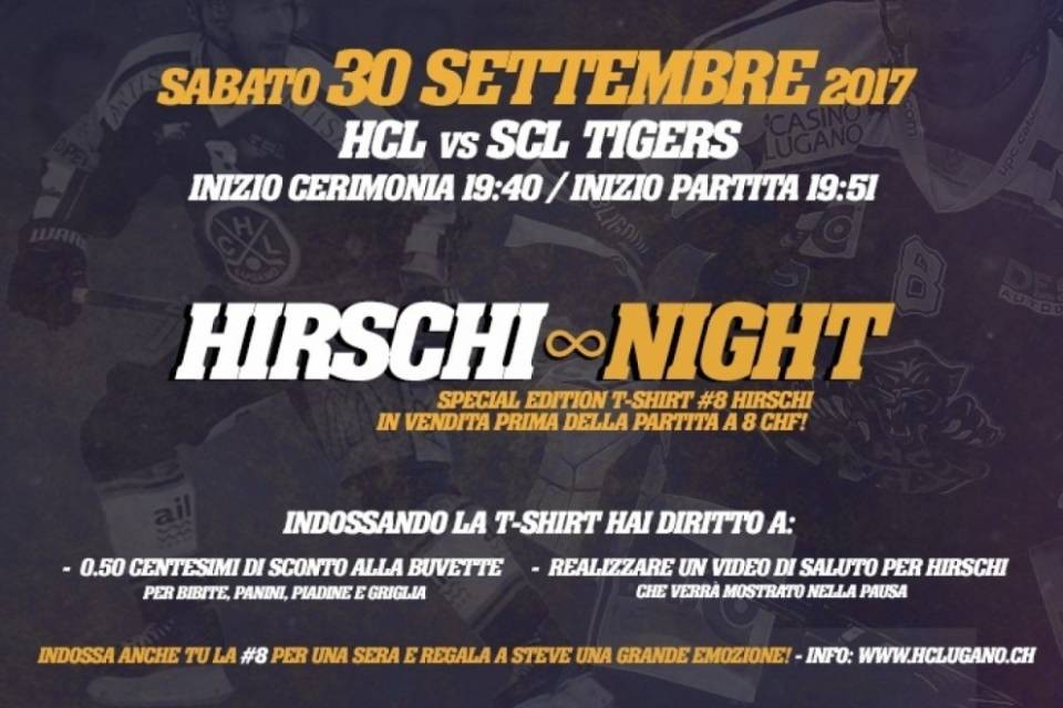 Una maglia 'special edition' in onore di Steve Hirschi