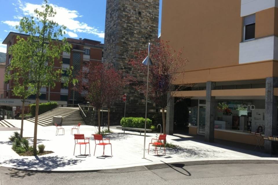 Festa a Besso per l'inaugurazione della Piazzetta San Nicolao