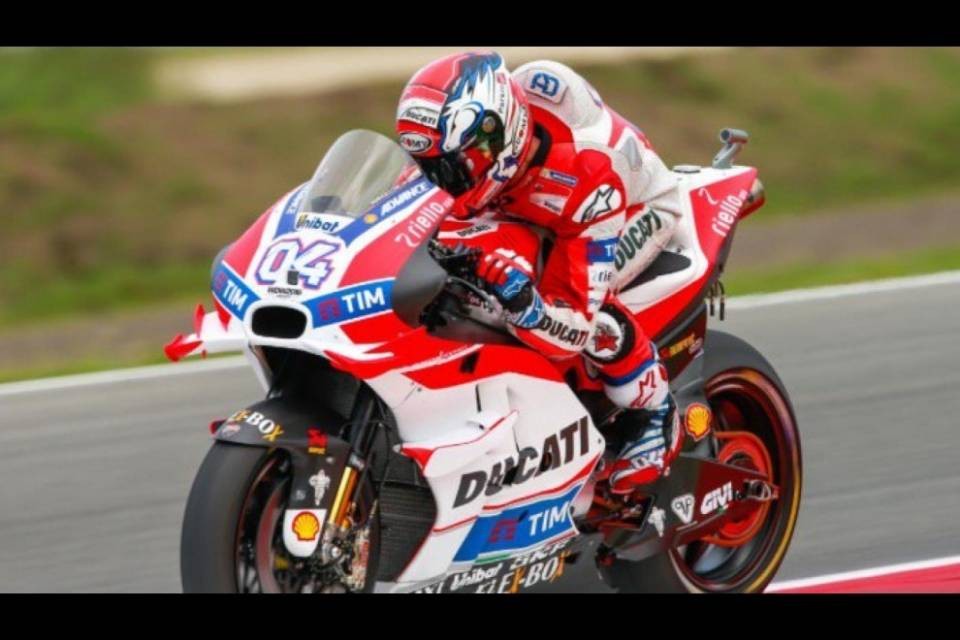 Dovizioso in pole, rossi secondo