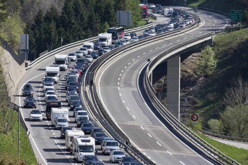 Traffico intenso per la giornata di sabato