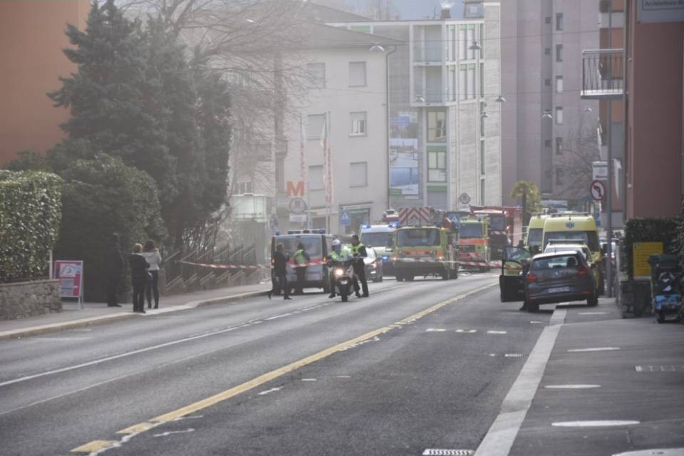 Incendio alla Migros di Massagno