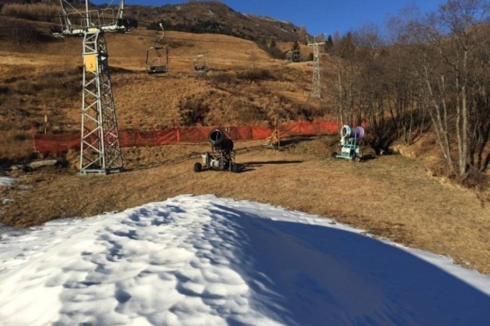 Anche il Nara si adegua alla mancanza di neve