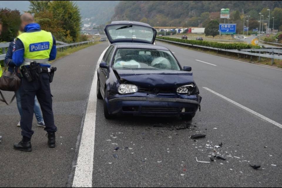 Tamponamento sull'A2