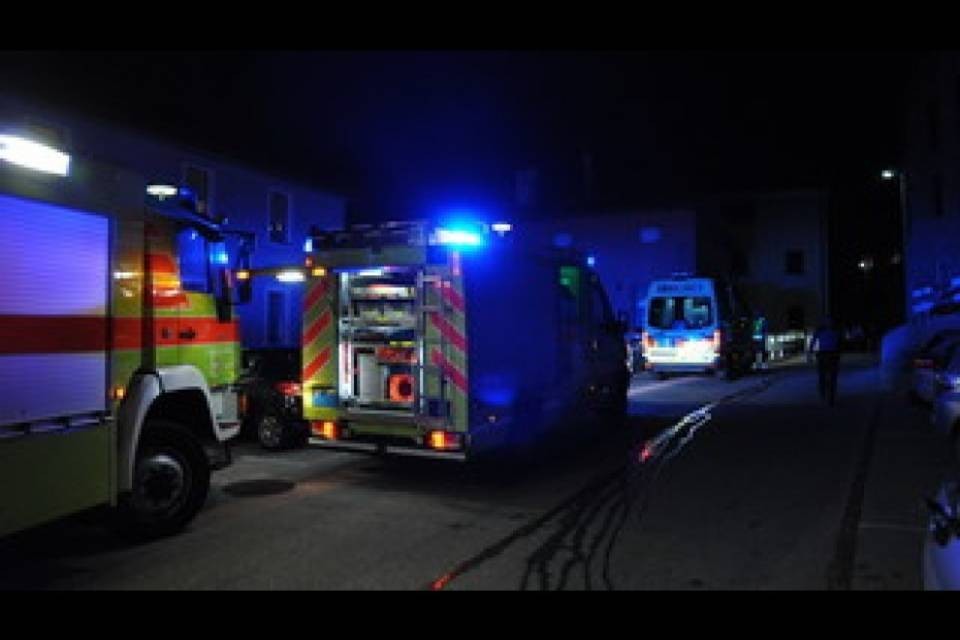 Incendio nei pressi del nucleo di Cimo