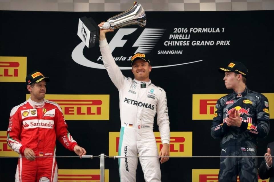 Tre su tre per Nico Rosberg