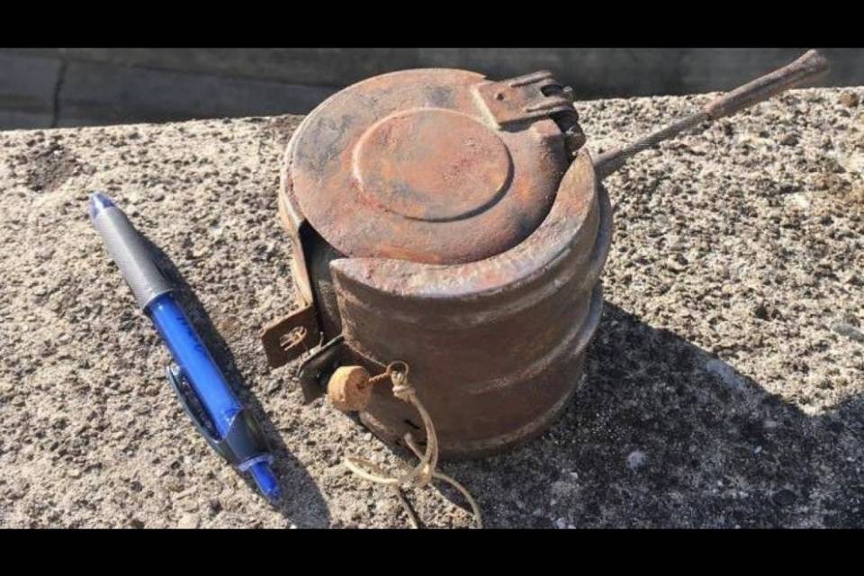 La Polizia conservava senza saperlo una vecchia bomba tedesca