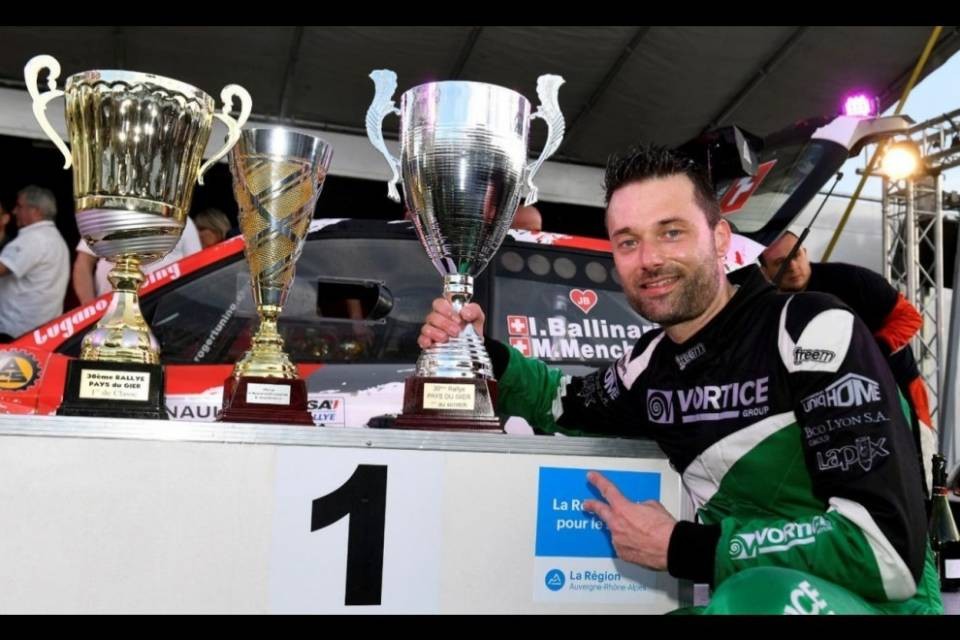 Ivan Ballinari si aggiudica il Rally du Pays du Gier