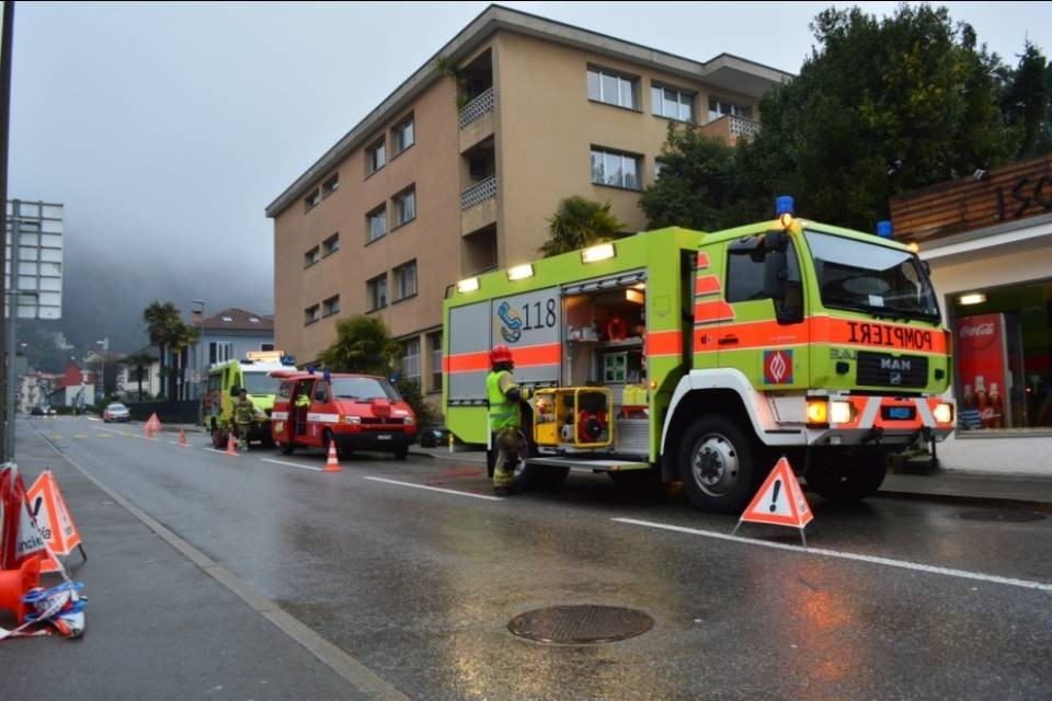 Incendio in una palazzina a Solduno: evacuati gli inquilini