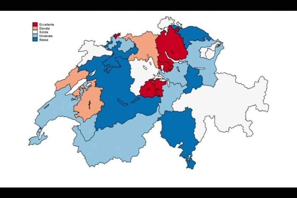Competitività: Ticino ultimo