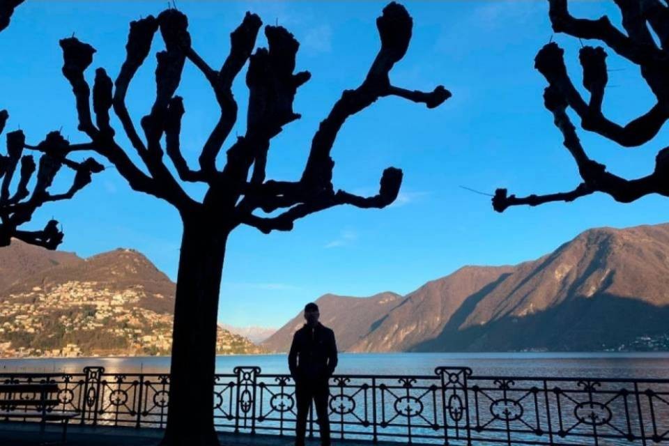 The Edge degli U2 a Lugano