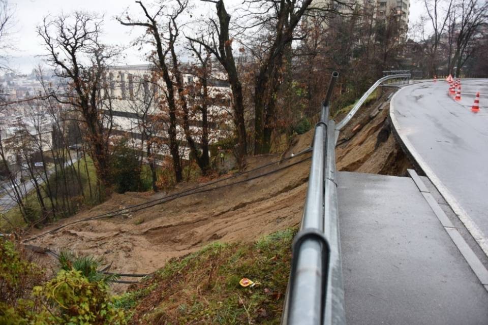 Via Tesserete chiusa fino a lunedì prossimo